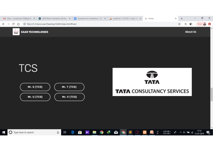 Customer Feedback Solution – screenshot 2