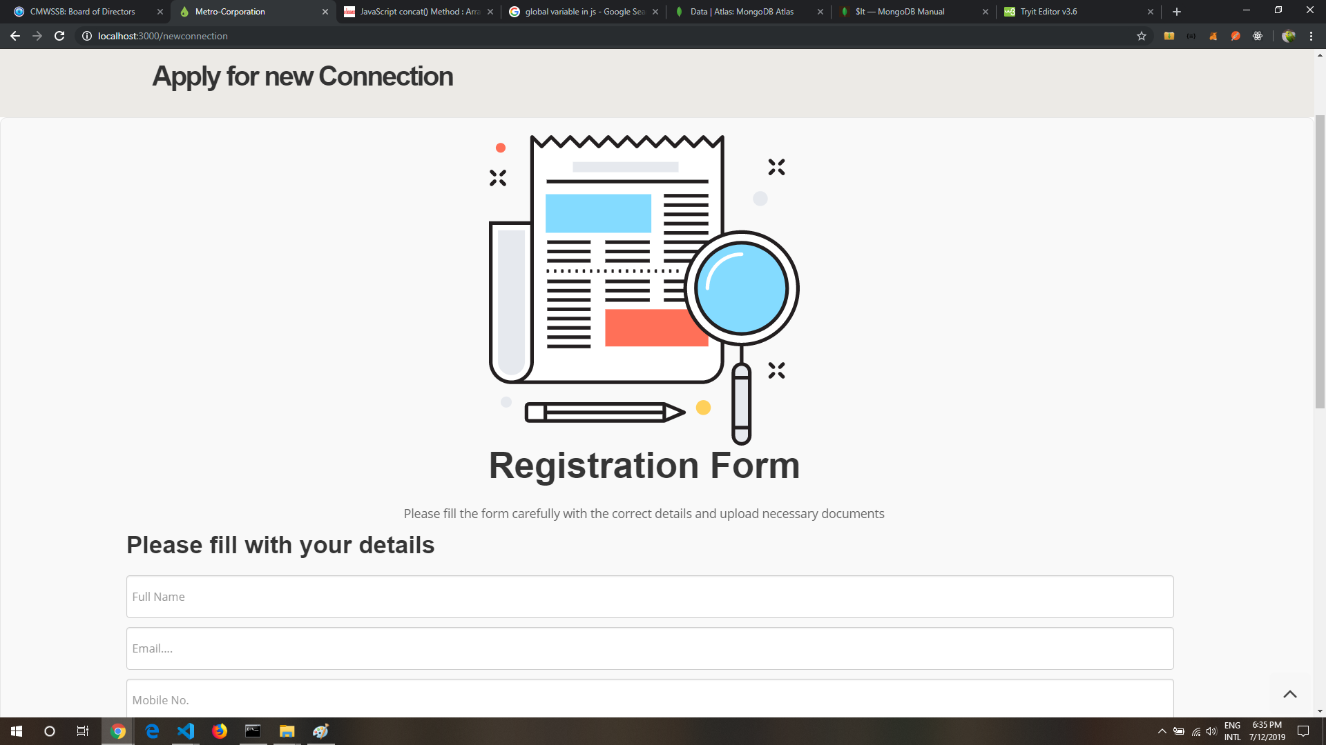 Metro Water web app | Devpost