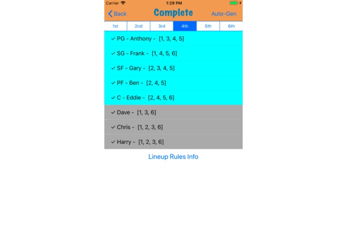 Lineupz App – screenshot 7