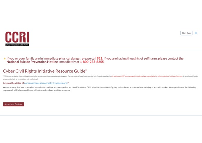 Cyber Civil Rights Resource Guide – screenshot 2