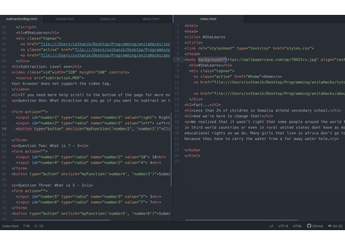 #SheLearns – screenshot 2