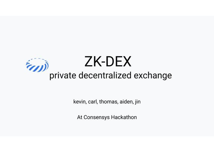 zk-DEX – screenshot 1
