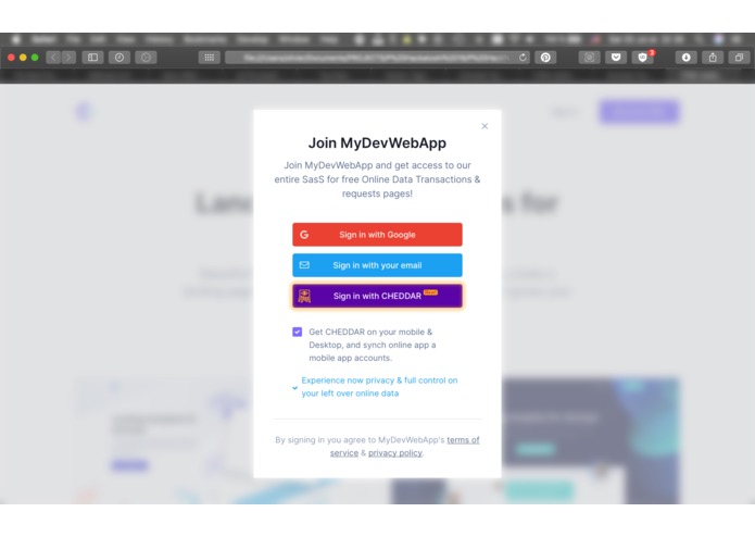 CHEDDAR – screenshot 2