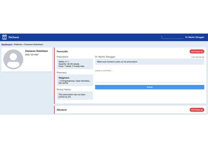 RxCheck – screenshot 2