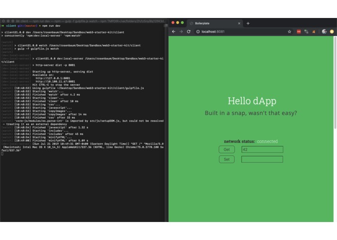 Web3 dApp Starter Kit – screenshot 4