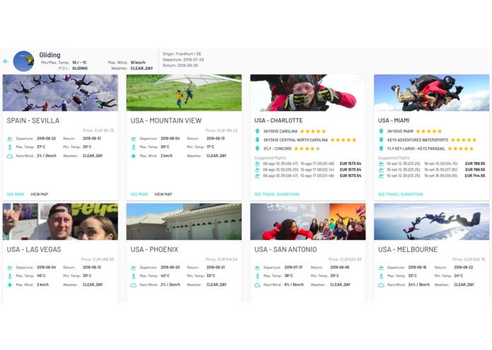 Travel by Theme App – screenshot 2