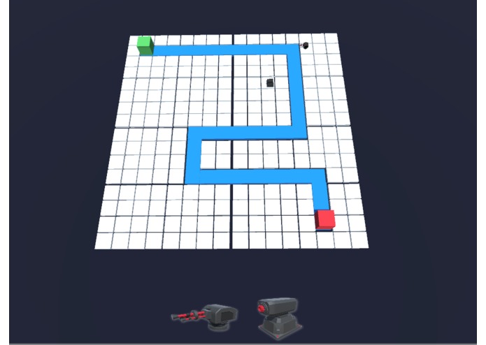 Beginner Tower Defense Game/Animation – screenshot 1