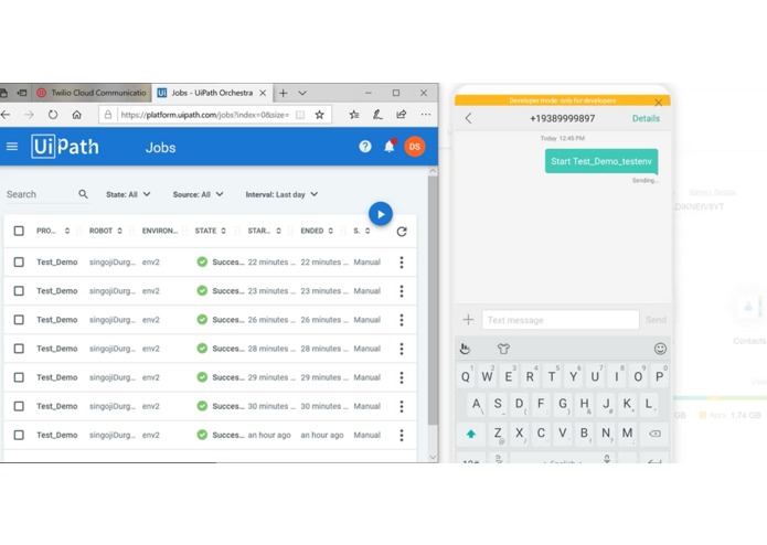 Start Job By SMS – screenshot 3