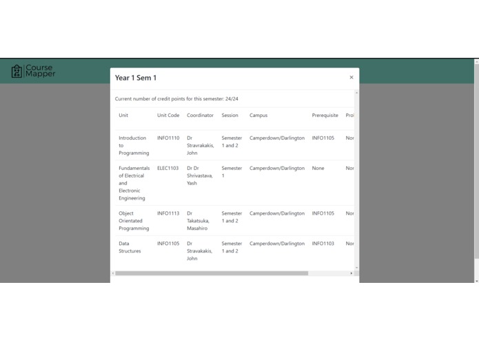 Course Mapper – screenshot 5