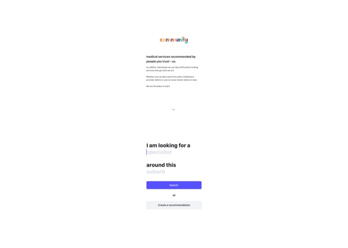 community – screenshot 2