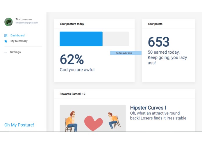 Oh! My! Posture! – screenshot 1