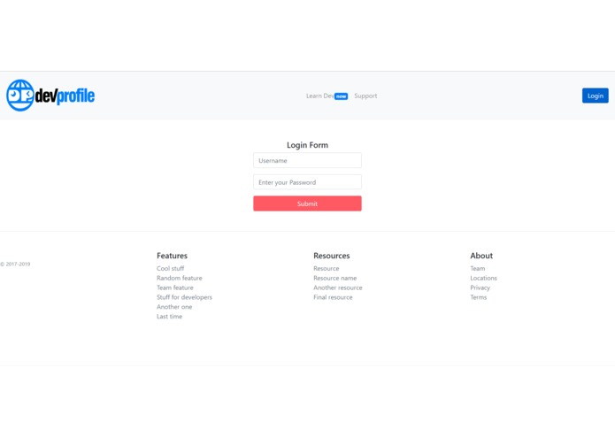 Devprofile – screenshot 3