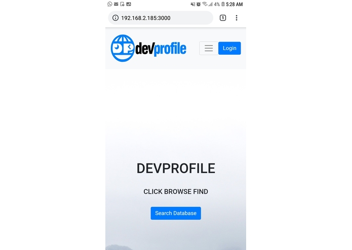 Devprofile – screenshot 4