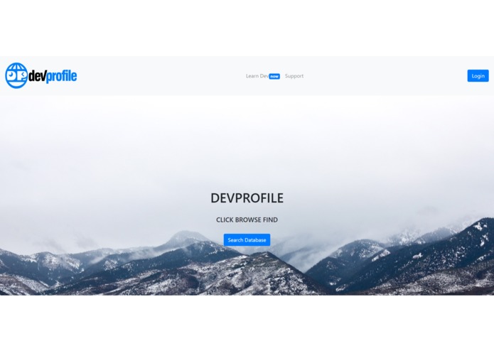 Devprofile – screenshot 2