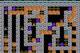 Digger game is written in JavaScript using the HTML5