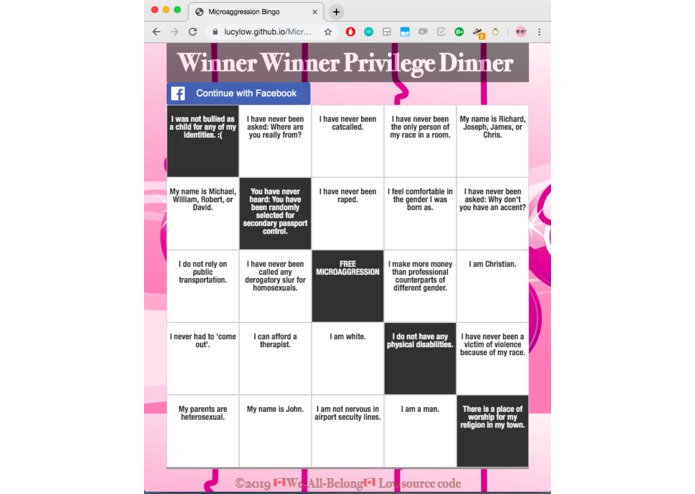 Microaggression Bingo – screenshot 5