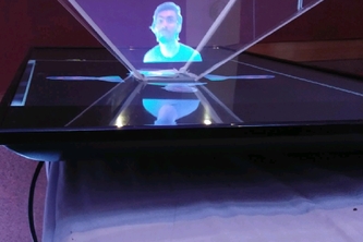 3D video confrencing through AR