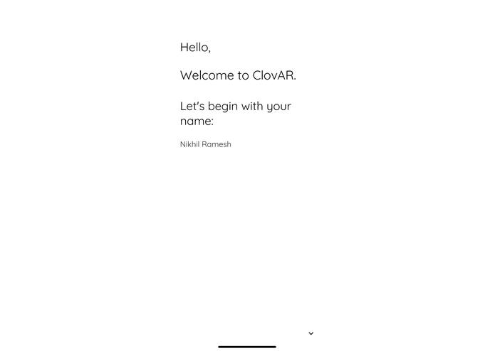 ClovAR – screenshot 3