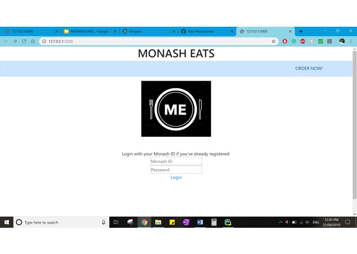 Monash Eats – screenshot 1
