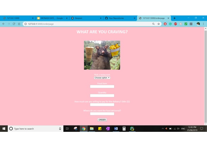 Monash Eats – screenshot 2