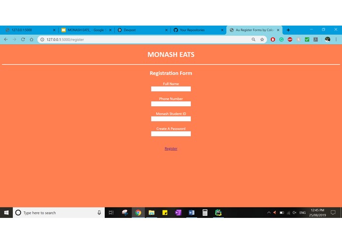 Monash Eats – screenshot 3