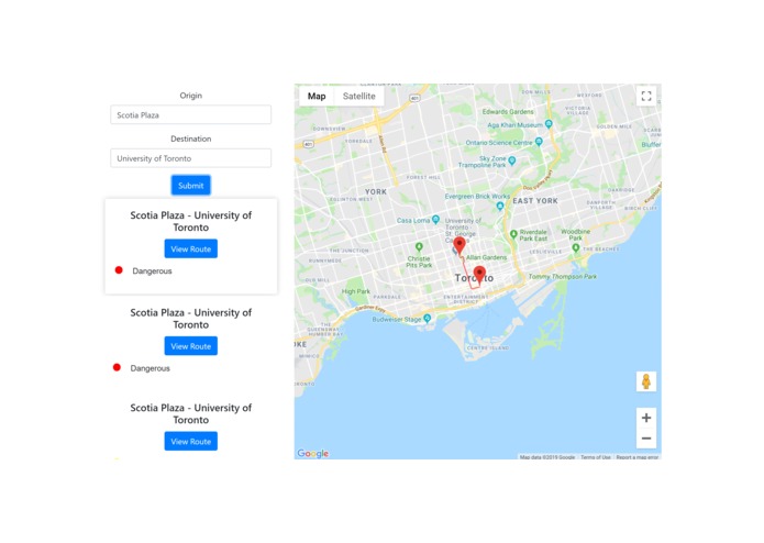 RouteSafer – screenshot 4