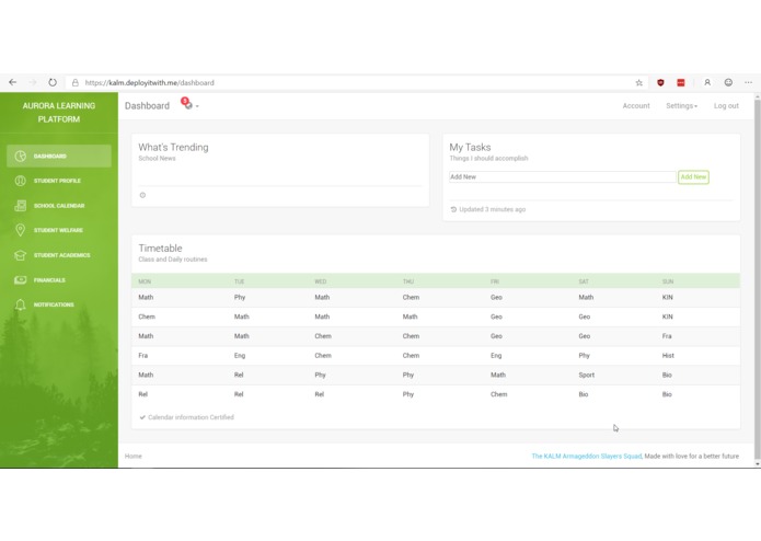 Aurora Learning Platform – screenshot 4