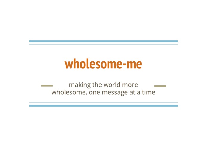 wholesome-me – screenshot 1