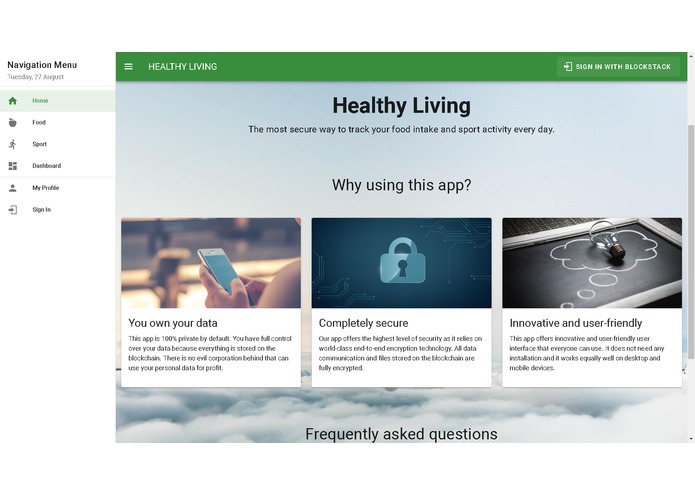 Healthy Living – screenshot 1