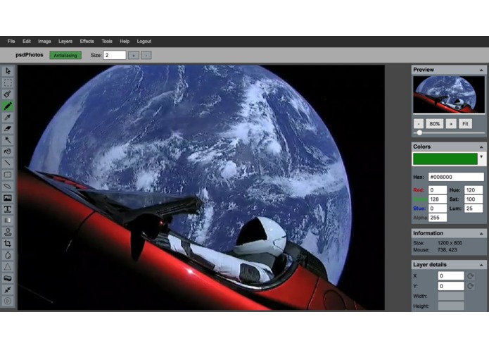 psdPhotos – screenshot 1