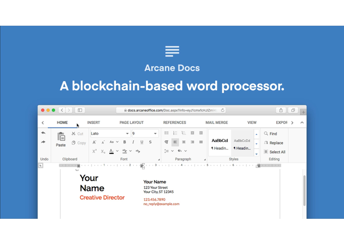 Arcane Docs – screenshot 1