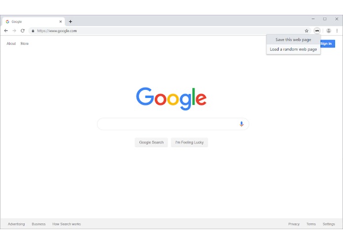 WebMark – screenshot 1