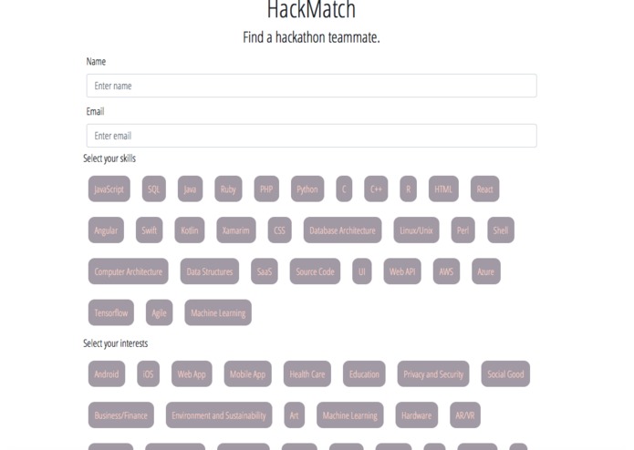 HackMatch – screenshot 2
