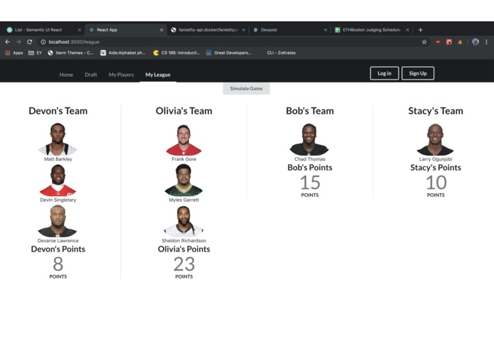 Fantethy Football – screenshot 6