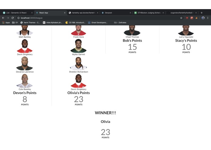 Fantethy Football – screenshot 7