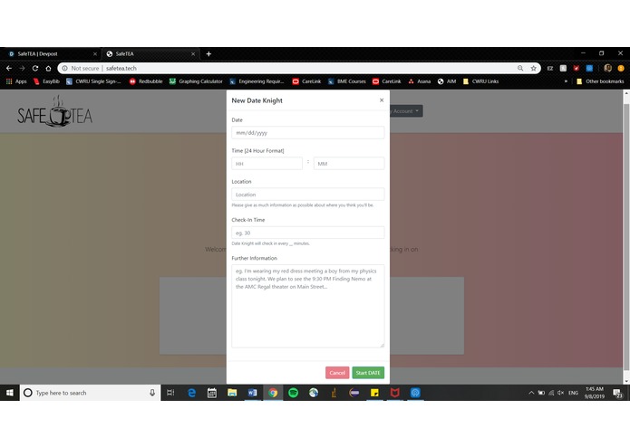 SafeTEA – screenshot 4