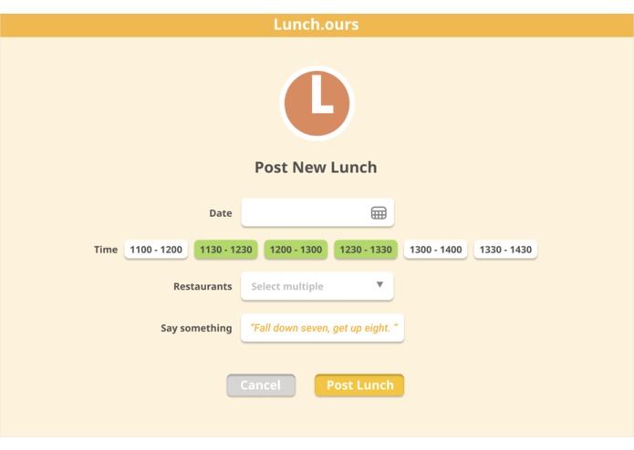 Lunch.ours – screenshot 4