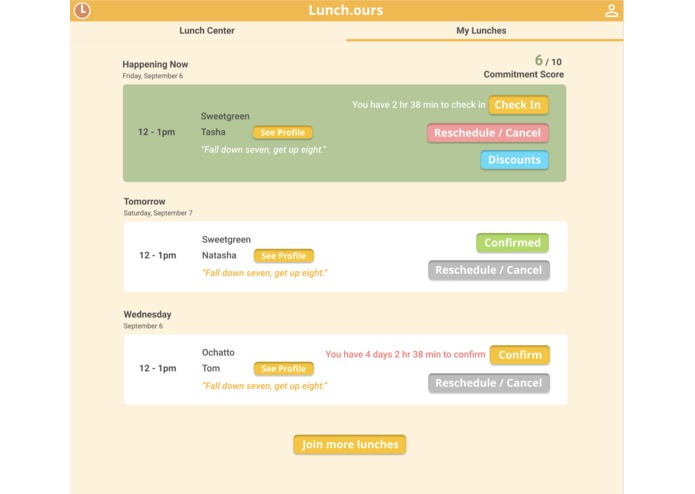 Lunch.ours – screenshot 5