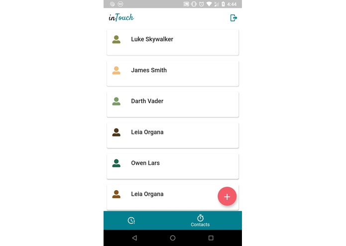 InTouch – screenshot 4