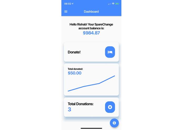 SpareChange – screenshot 1