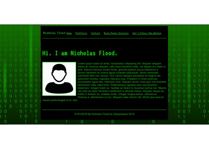 First Website ever! – screenshot 1