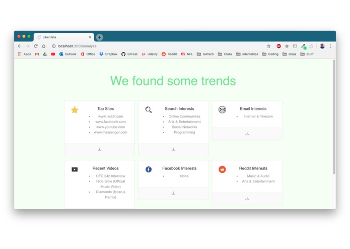 Liberdata – screenshot 3