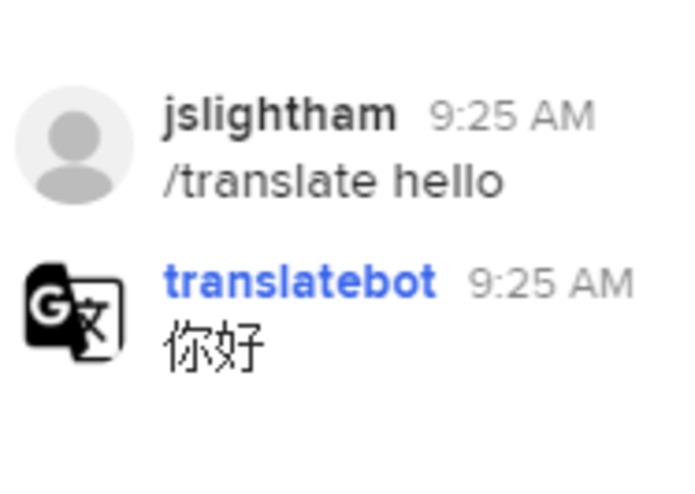 Translatebot – screenshot 2