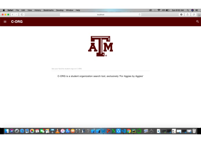 C-ORG – screenshot 1