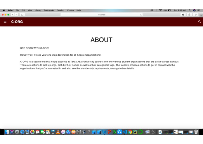 C-ORG – screenshot 2