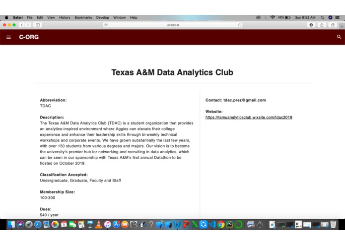 C-ORG – screenshot 5