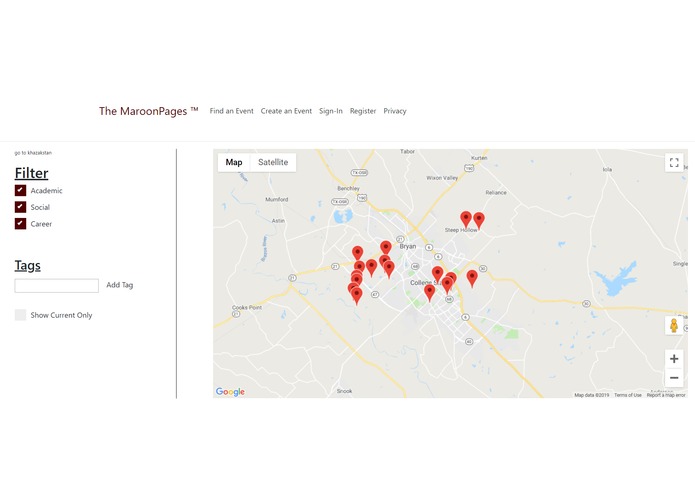 MaroonPages – screenshot 1