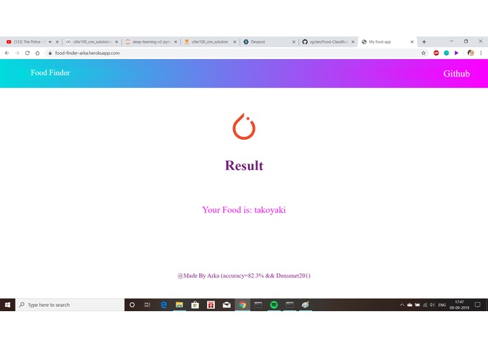 Food101- Classification – screenshot 3