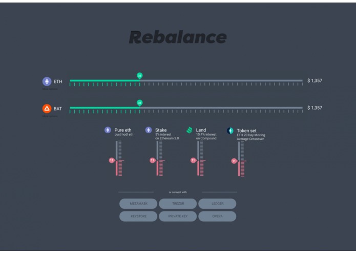 Rebalance – Your easy gateway to decentralized finance – screenshot 2