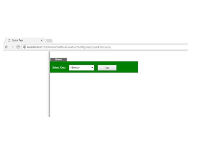 Online exam system  – screenshot 3